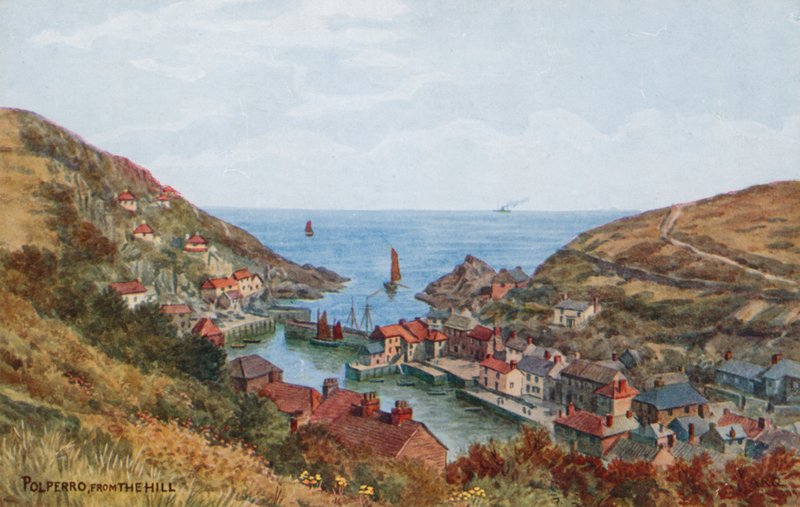 Polperro, kukkulalta tekijältä Alfred Robert Quinton