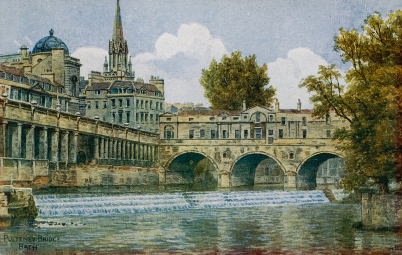 Pulteney Bridge, Bath tekijältä Alfred Robert Quinton