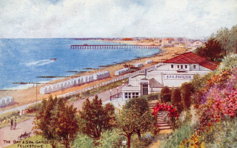 Bay and Spa Gardens, Felixstowe tekijältä Alfred Robert Quinton