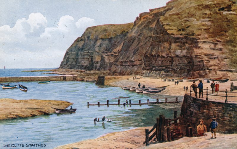 Cliffs, Staithes tekijältä Alfred Robert Quinton