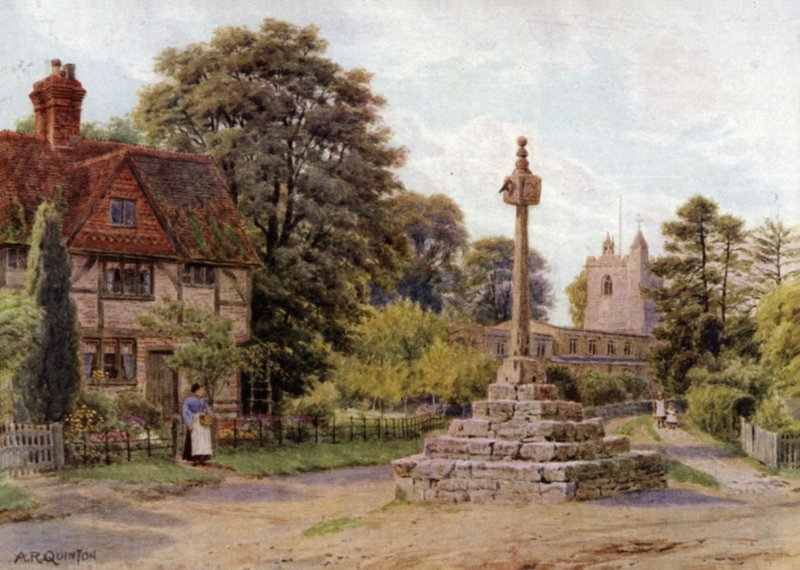 The Cross, East Hagbourne, Berkshire tekijältä Alfred Robert Quinton