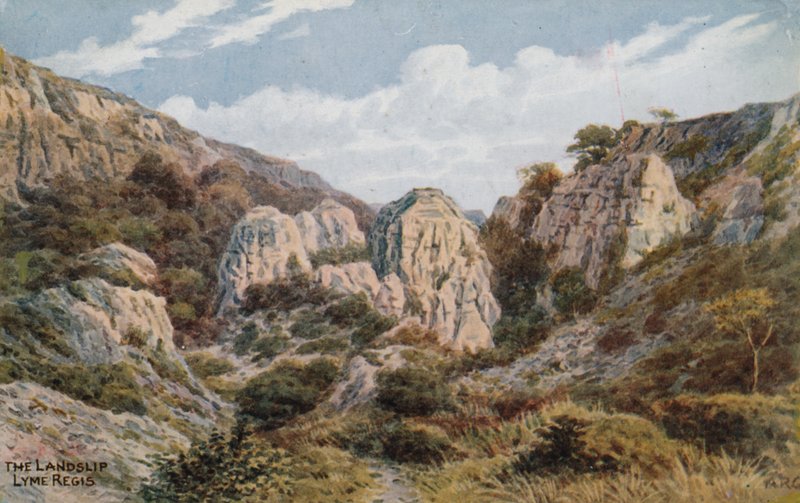 Maanvyörymä, Lyme Regis tekijältä Alfred Robert Quinton