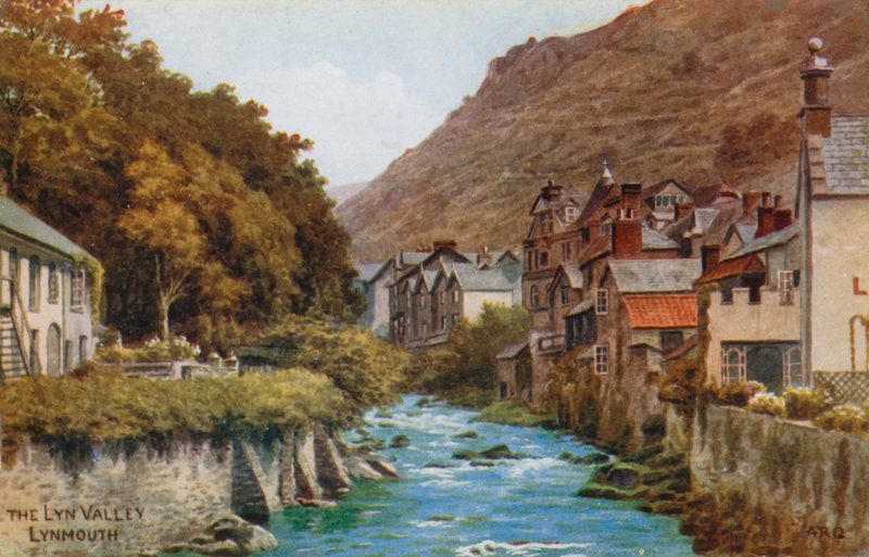 Lyn Valley, Lynmouth tekijältä Alfred Robert Quinton