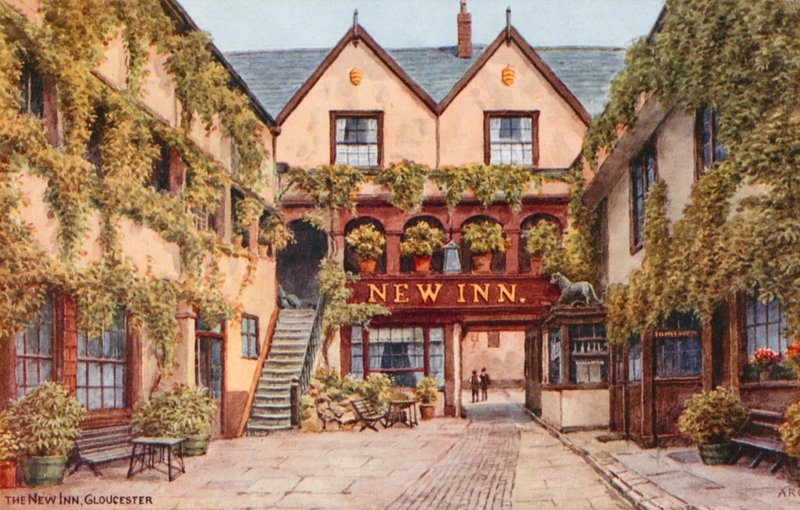 The New Inn, Gloucester tekijältä Alfred Robert Quinton