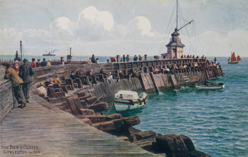 The Pier and Cosies, Gorleston-on-Sea tekijältä Alfred Robert Quinton