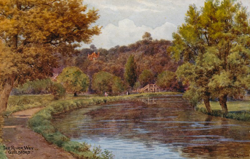 Wey-joki, Guildford tekijältä Alfred Robert Quinton