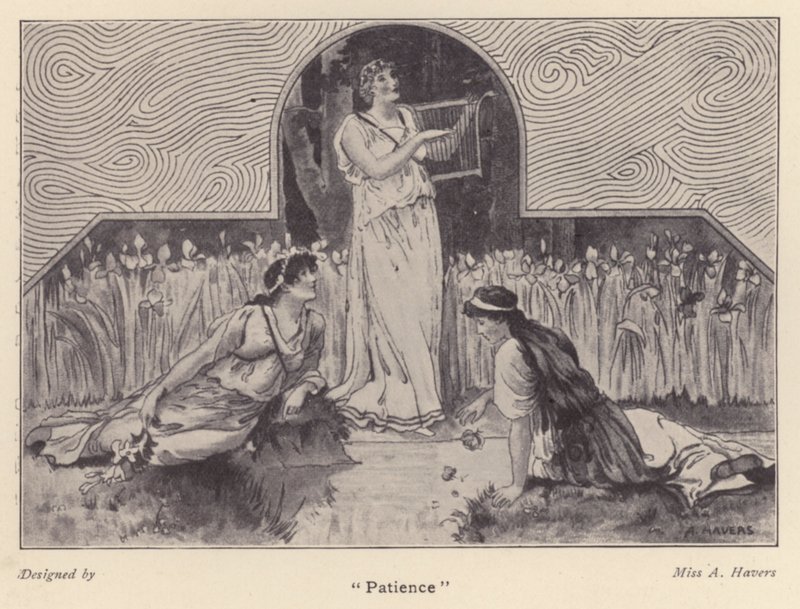 "Kärsivällisyys" (litho) tekijältä Alice Havers