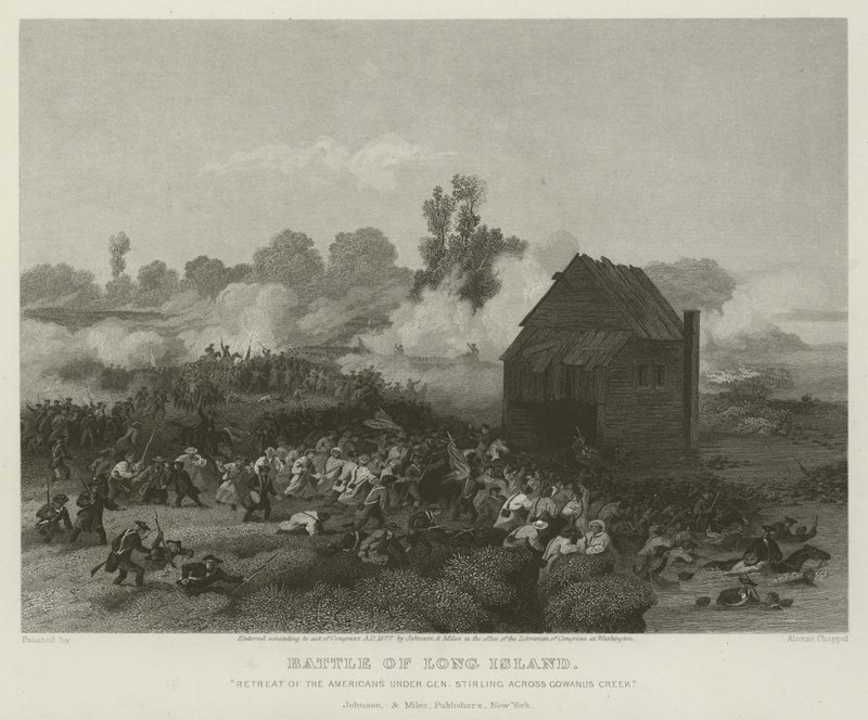 Long Islandin taistelu, 1776 tekijältä Alonzo Chappel