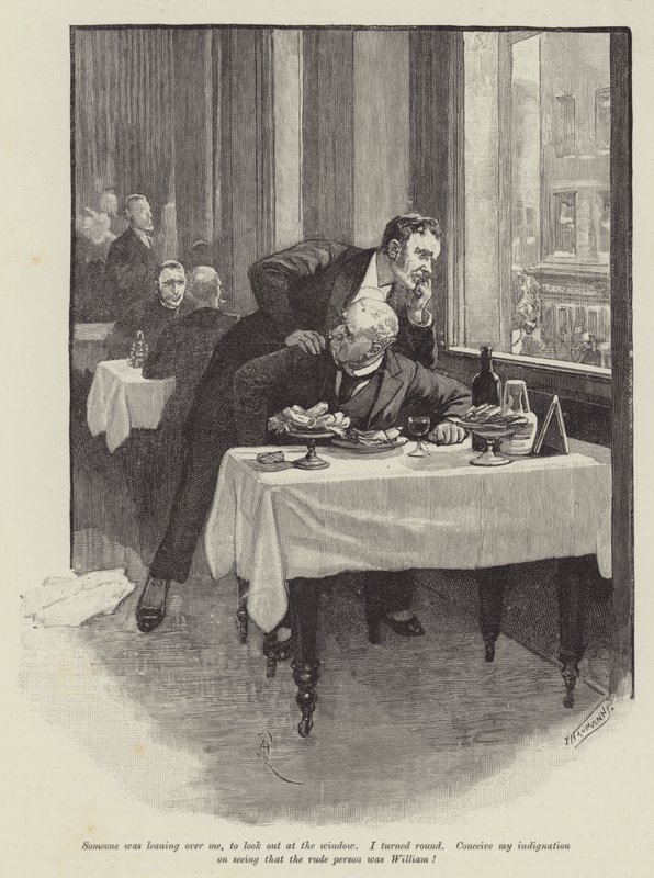 The Inconsiderate Waiter, kirjoittanut J M Barrie tekijältä Amedee Forestier