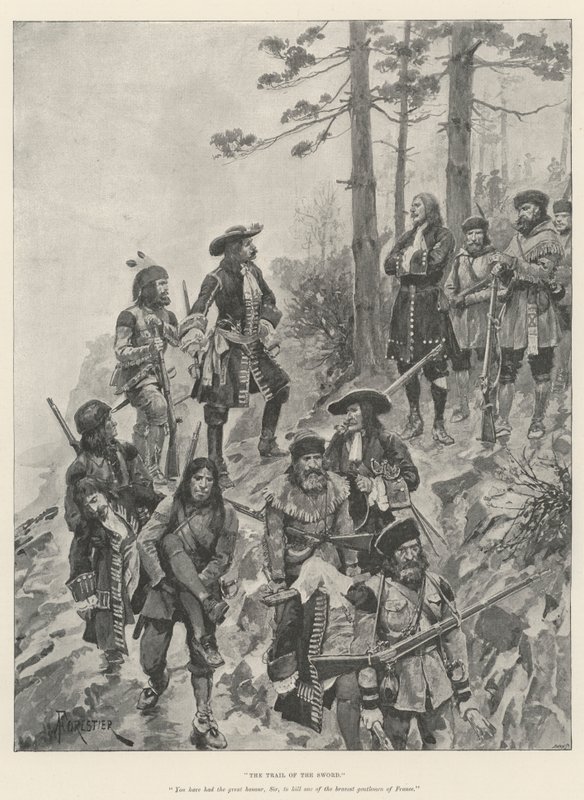 The Trial of the Sword, kirjoittanut Gilbert Parker tekijältä Amedee Forestier