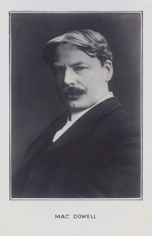 Edward MacDowell, yhdysvaltalainen säveltäjä (m/v kuva) tekijältä American Photographer (after)