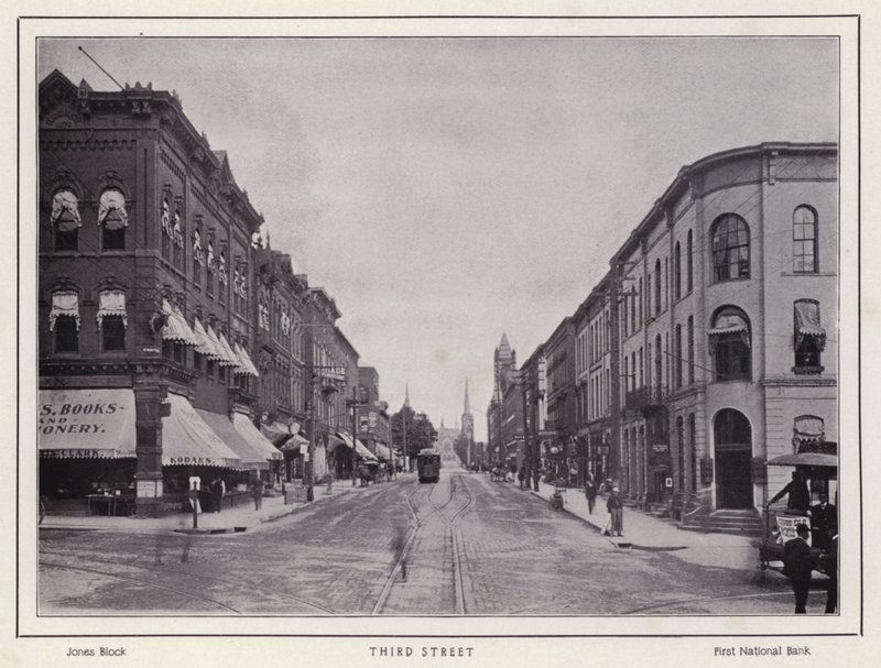Jamestown, NY: Third Street (m/w kuva) tekijältä American Photographer (after)