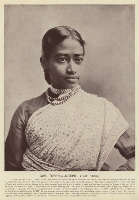 rouva Theresa Joseph, Itä-intialainen tekijältä American Photographer