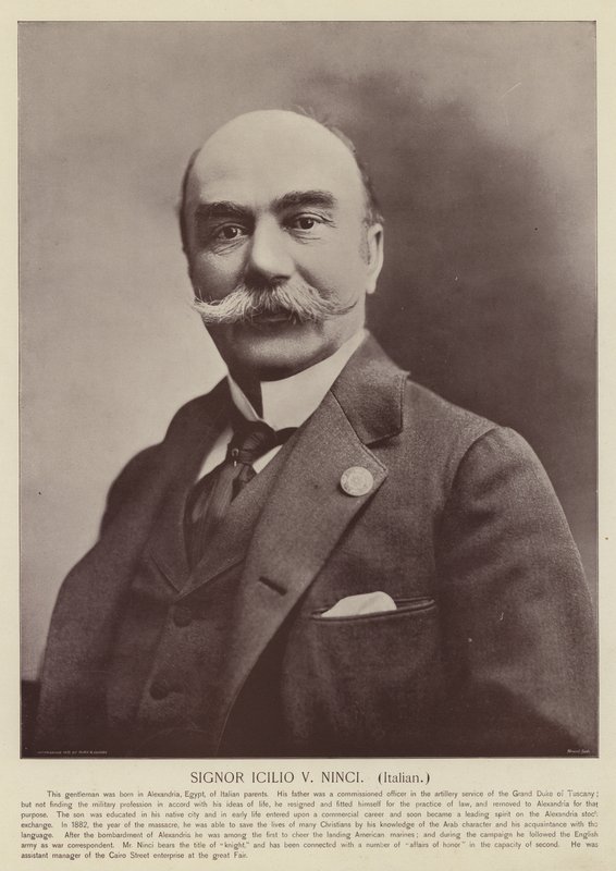 Signor Icilio V Ninci, italialainen tekijältä American Photographer