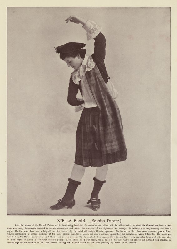 Stella Blair, skotlantilainen tanssija tekijältä American Photographer