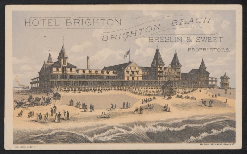 Hotel Trade Card (värillinen kaiverrus) tekijältä American School