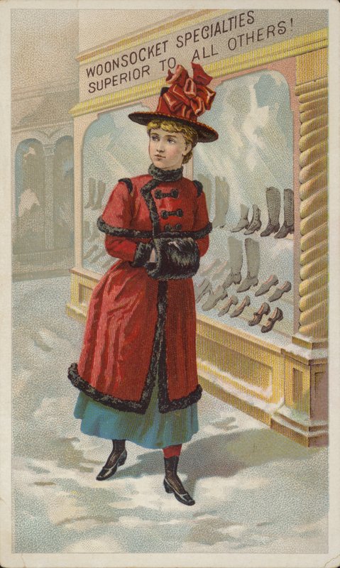 Lady Window Shoppailu lumessa tekijältä American School