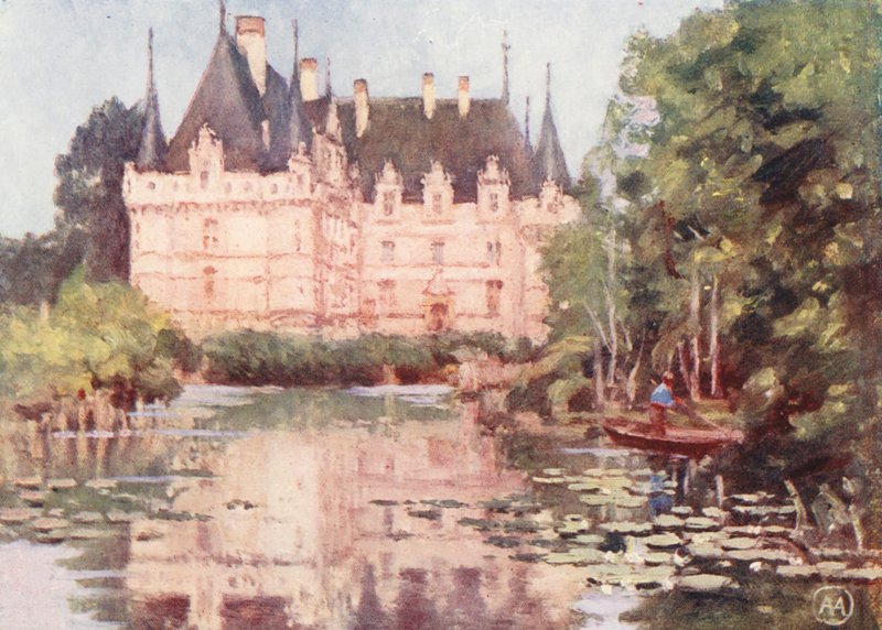 Azay-le-Rideau (värilitro) tekijältä Amy B. Atkinson