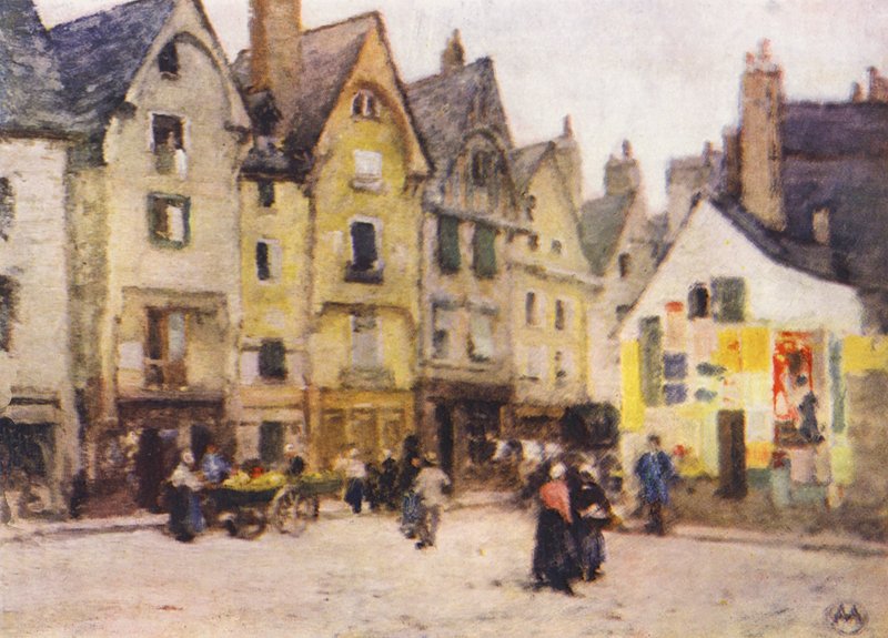 Place Plumereau, Tours (värilitro) tekijältä Amy B. Atkinson