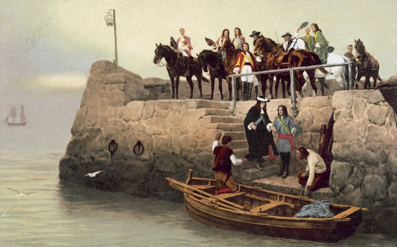 Kuningas James II:n lähtö tekijältä Andrew Carrick Gow