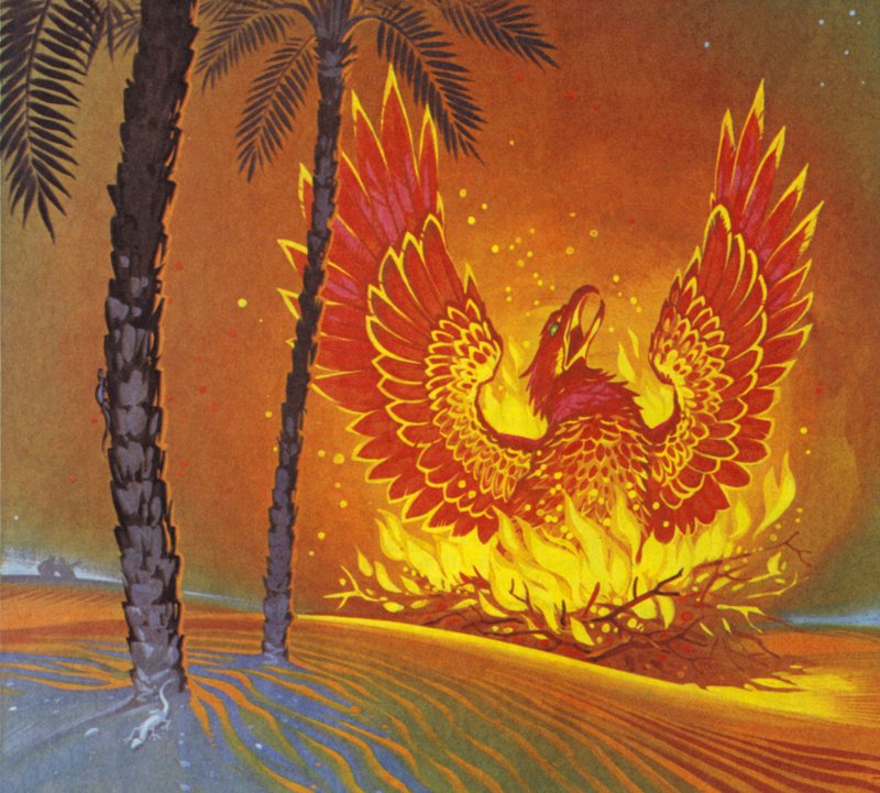 The Phoenix (värilitografia) tekijältä Angus McBride