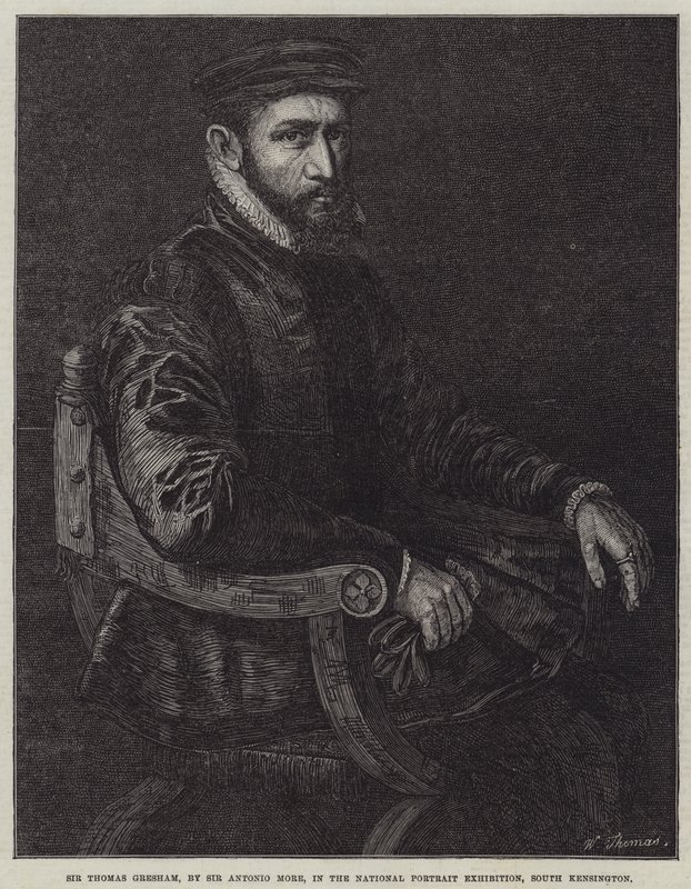 Sir Thomas Gresham tekijältä Anthonis van Dashorst Mor