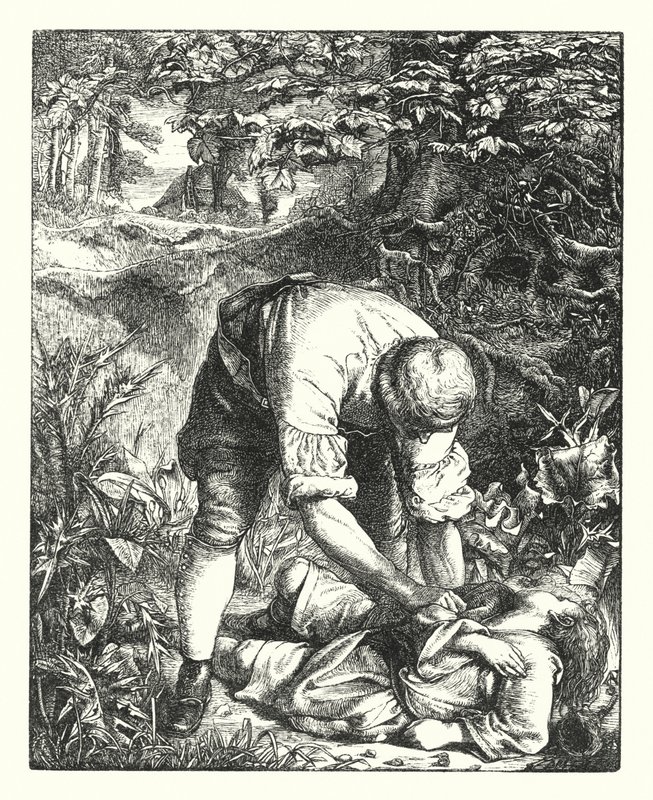 Elämän matka (kaiverrus) tekijältä Anthony Frederick Augustus (after) Sandys