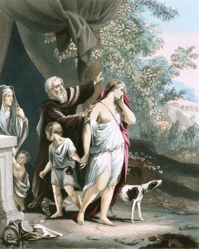 Haagar ja hänen poikansa lähtevät tekijältä Anthony van Dyck