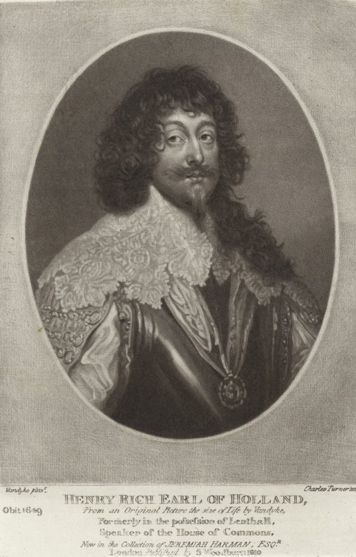 Henry Rich, Hollannin jaarli tekijältä Anthony van Dyck