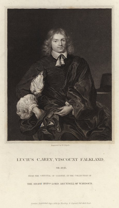 Lucius Carey, varakreivi Falkland, s. 1643 tekijältä Anthony van Dyck