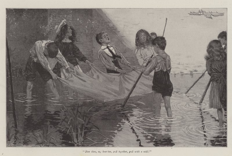 E Nesbitin kirjoittama The Would-Be-Goods, E Nesbit tekijältä Arthur Herbert Buckland