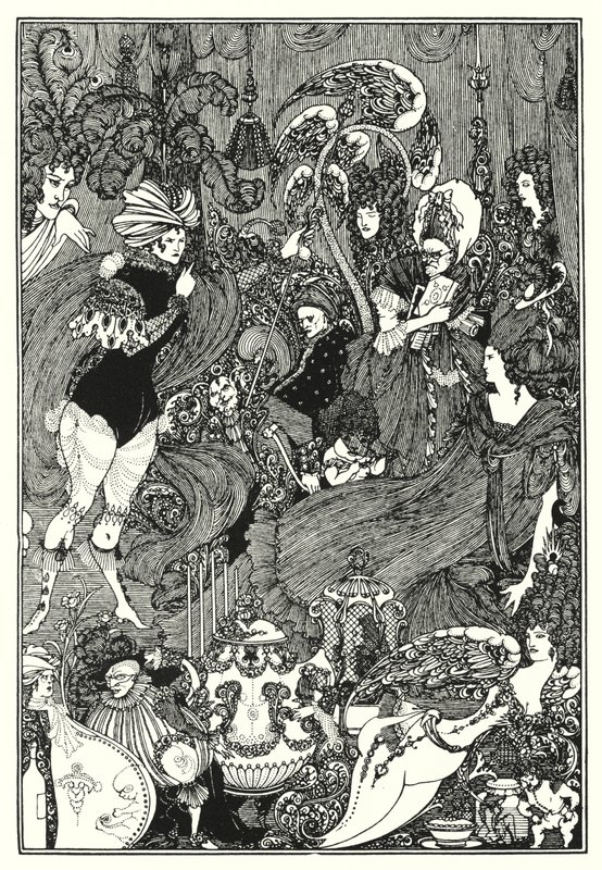 Pernan luola (kaiverrus) tekijältä Aubrey (after) Beardsley