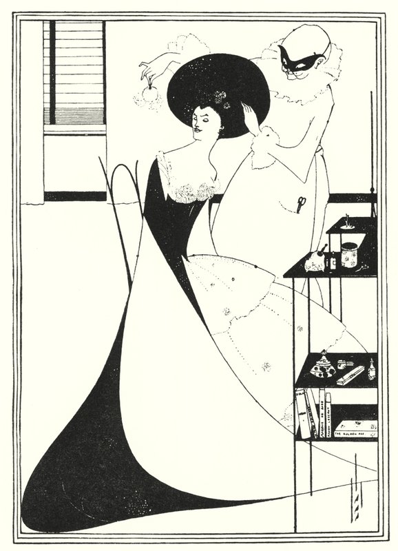 Salomen vessanpönttö (kaiverrus) tekijältä Aubrey (after) Beardsley