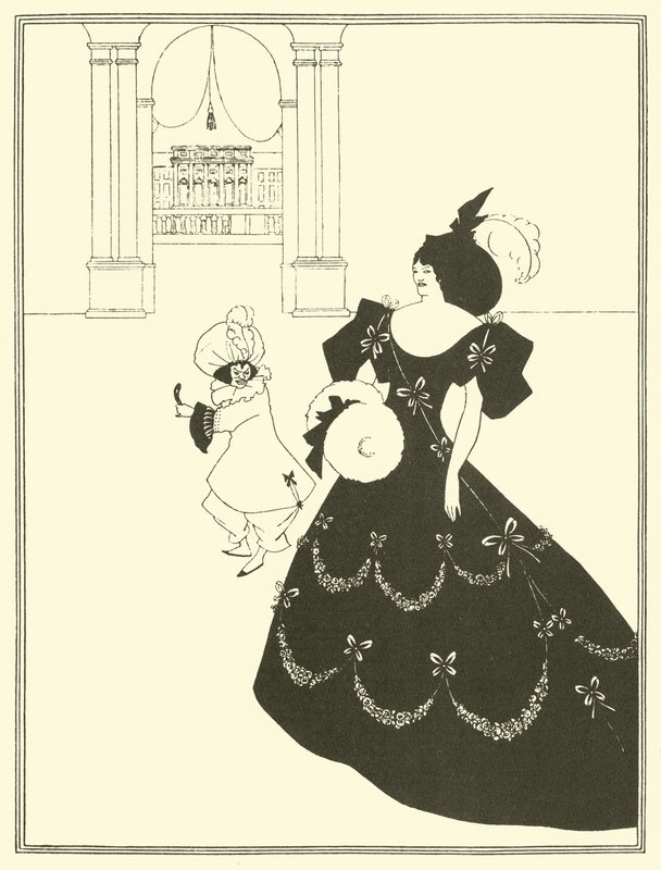 Marionettien komediabaletti tekijältä Aubrey Beardsley