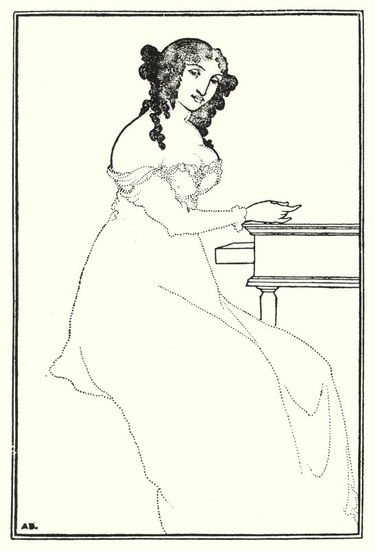 Frontespiisi tekijältä Aubrey Beardsley