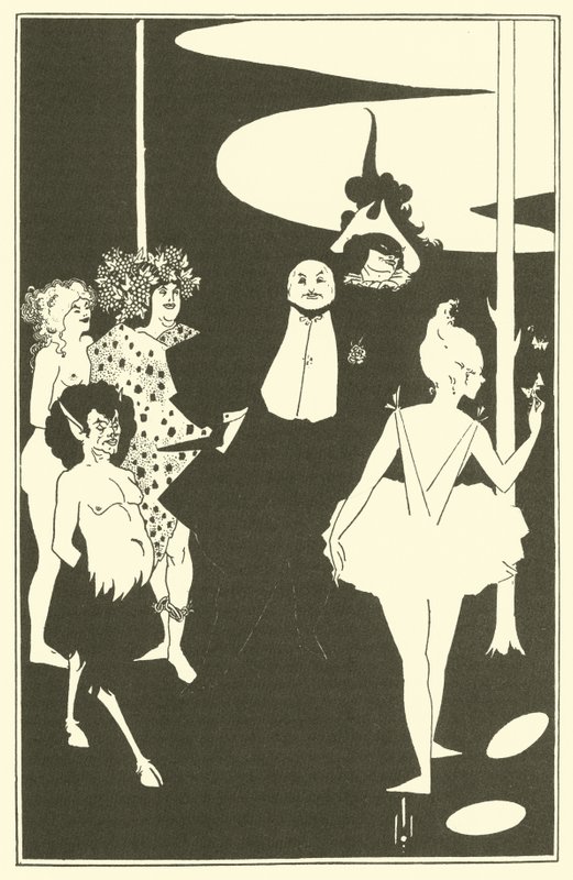 Etukuva, John Davidsonin näytelmiä, 1893. tekijältä Aubrey Beardsley