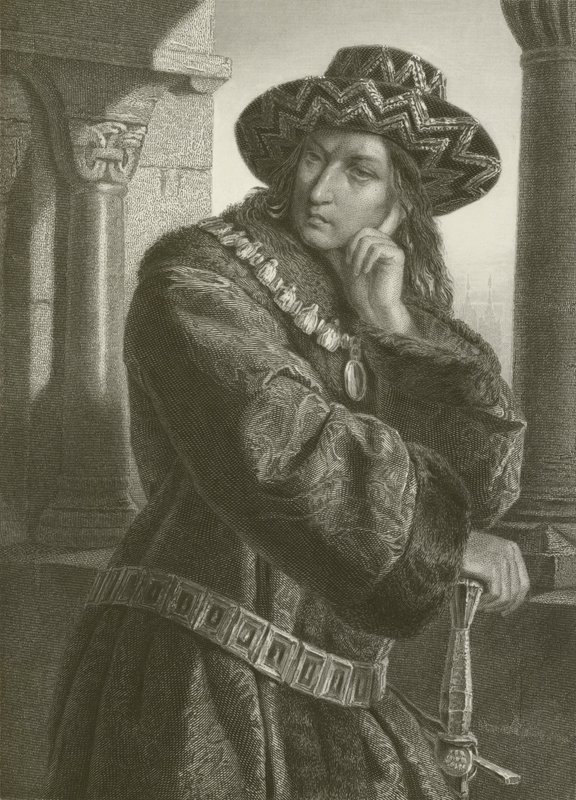 Karl VII (kaiverrus) tekijältä August Friedrich Pecht