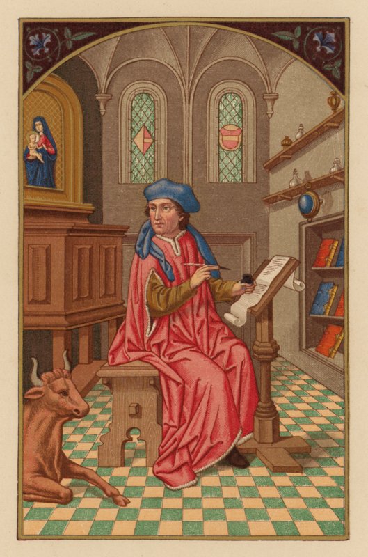 Lucas, Evang (chromolitho) tekijältä Austrian School