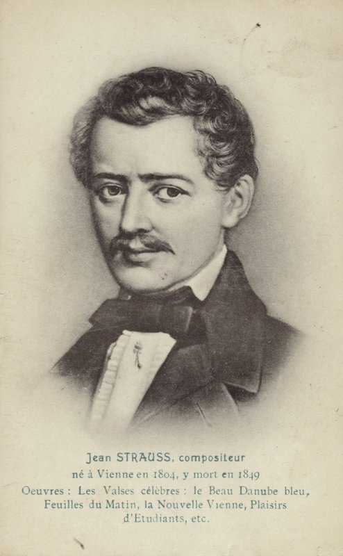 Johann Strauss II:n muotokuva tekijältä Austrian School