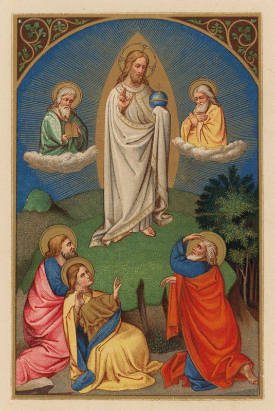 Transfiguratio D N J Chr (chromolitho) tekijältä Austrian School