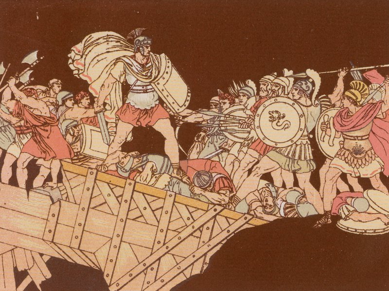 Horatius sillalla tekijältä Bartolomeo Pinelli