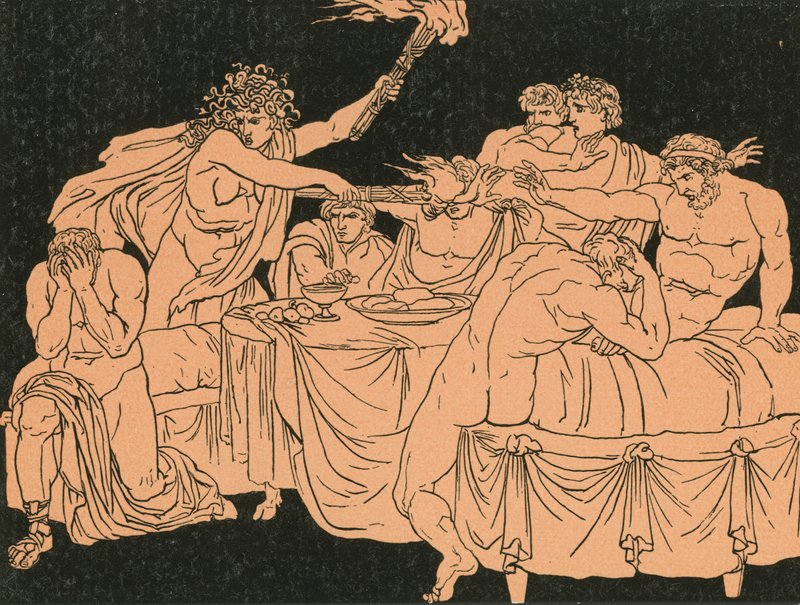 Fury at the Feast tekijältä Bartolomeo Pinelli