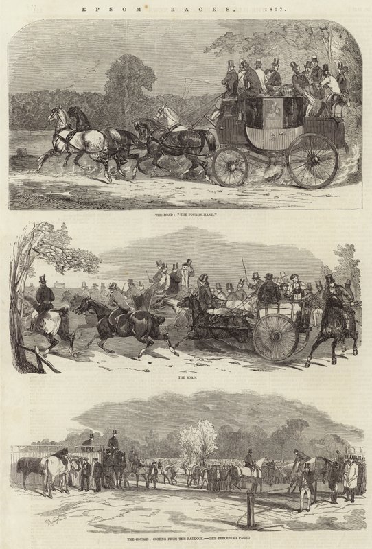 Epsom Races, 1857 tekijältä Benjamin Herring