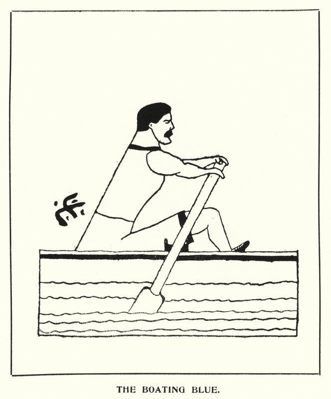 Oxford Quips: The Boating Blue (litho) tekijältä Bohun Lynch