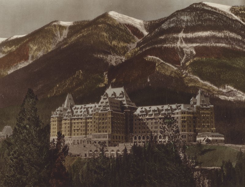 Banff Springs Hotel (värikuva) tekijältä Byron Hill Harmon