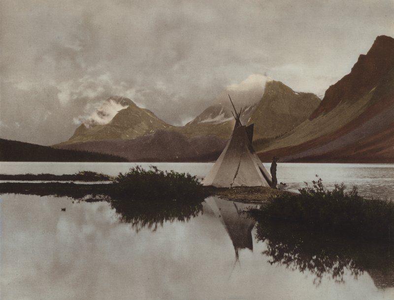 Bow Lake (värikuva) tekijältä Byron Hill Harmon