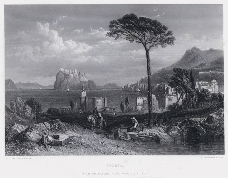 Ischia (kaiverrus) tekijältä C. (after) Stanfield
