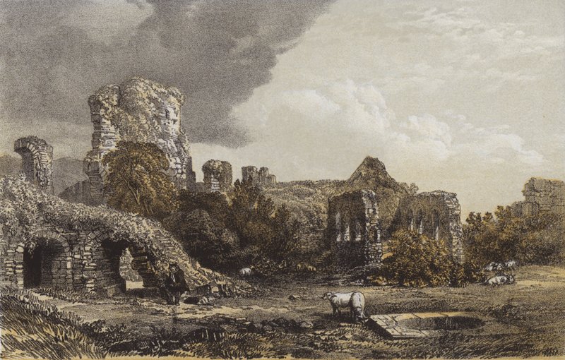 Rothesayn linna, Buten saari (chromolitho) tekijältä C. Stanfield