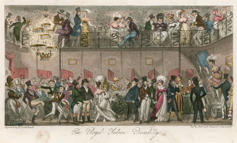 Royal Saloon, Piccadilly tekijältä Carl Georg Adolph Hasenpflug