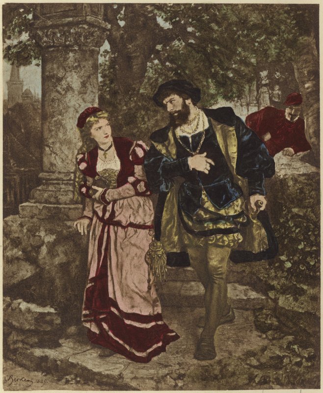 Faust ja Margaret tekijältä Carl Ludwig Friedrich Becker